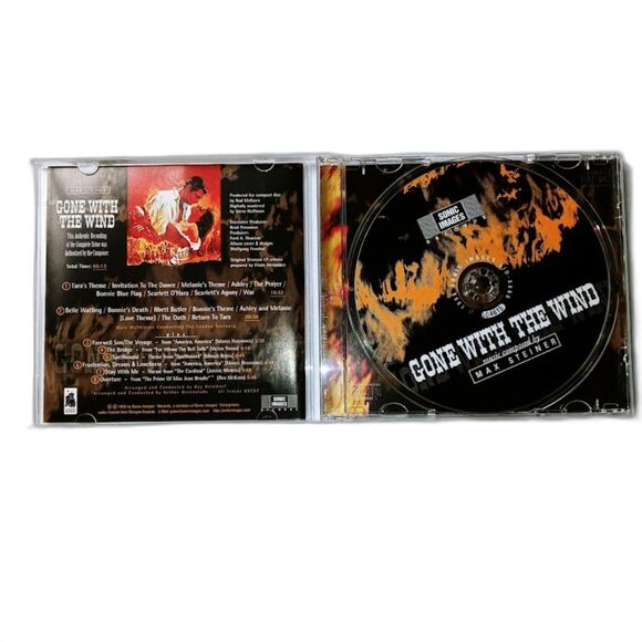 Gone With The Wind Film Score CD 1998 Sonic Images Records 782827880828 - Picture 2 of 3